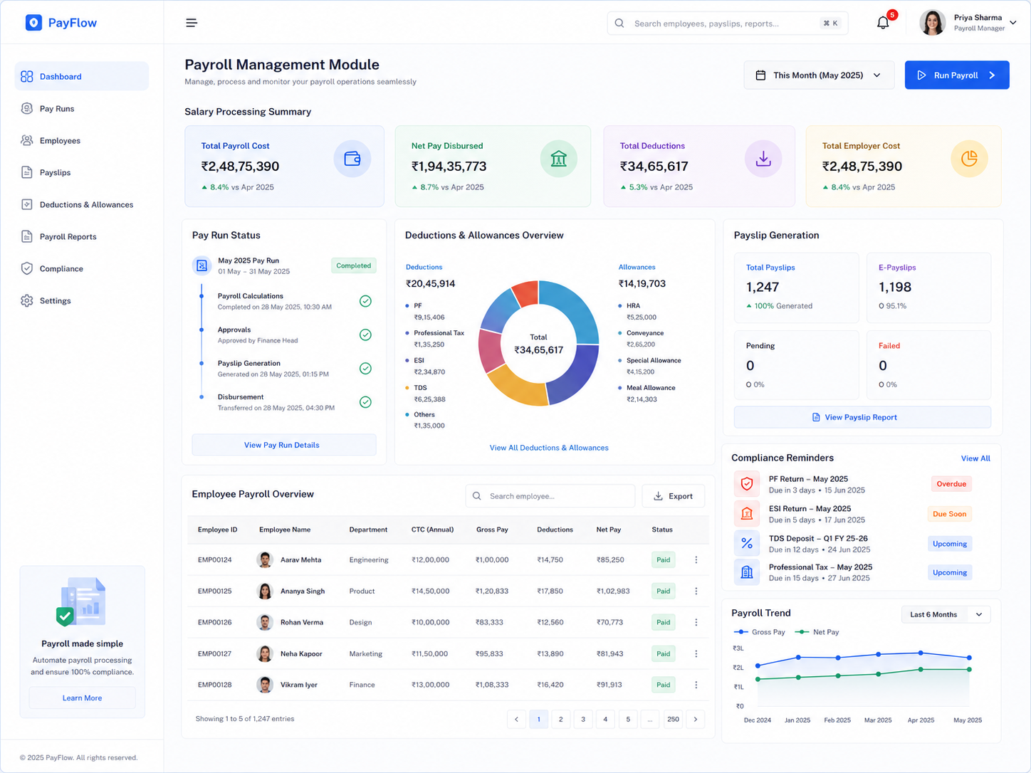 Payroll Management Module